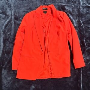 Express Women's Bold Red Suit Jacket